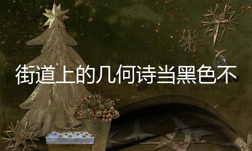 品艺术黑色钢垃不锈街道几何圾桶成为城市上的诗当